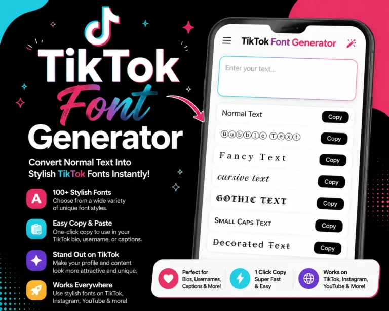 tiktok font generator